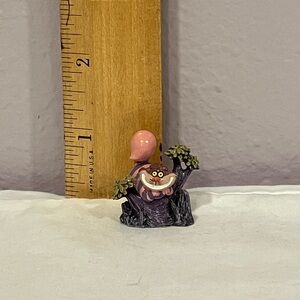 Disney Cheshire Cat Miniature Figurine - Pink and Gray